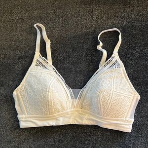 White Auden Bralette